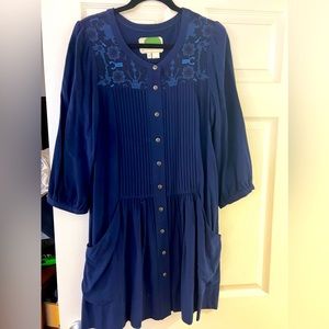 Anthropology Long-Sleeve Dress